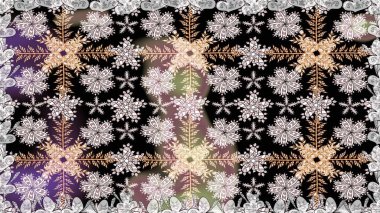 Motley illüstrasyonu. Küçük renkli çiçekler. Küçük çiçekte güzel bir desen. Moda baskıları için zarif bir şablon. Siyah çiçekli bahar çiçekleri.