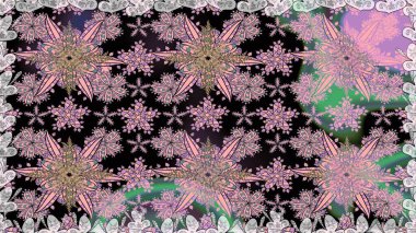 Raster - stok. Tarafsız çiçekli kusursuz desen, suluboya çiçek deseni, sevimli çiçek, duvar kağıdı, kart veya kumaş için fayanslı.