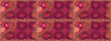 Raster. Colour Spring Theme seamless pattern Background. Flat Flower Elements Design.