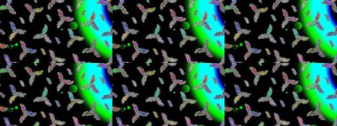 Düz kar karalama ikonları, yılbaşı afişi için kar taneleri silueti, kartlar. Siyah, yeşil ve mavi renklerde şirin soyut kar taneleri raster tasarımı. Yeni yıl kar tanesi.