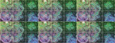 Şekillendirilmiş çiçeklerle kusursuz desen. Çiçek deseni duvar kağıdı, desen dolguları ve web sayfası arka planı için kullanılabilir. Süslü zentangılsız desen, soyut çiçeklerle süslenmiş..