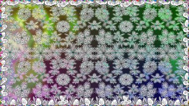 Çiçekler, dallar, bitkiler ve çiçekler. Güzel kumaş deseni. El çizimi. Raster illüstrasyonu.