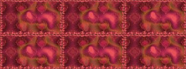 Zentangle soyut çiçekleri. Raster illüstrasyonu. Karalama çiçeği. Renkli Bahar Temalı Kusursuz Arkaplan. Düz Çiçek Elementleri Tasarımı. Şirin kumaş deseni.