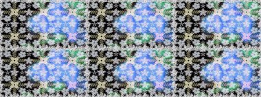 Çiçekli karalama şeklinde Raster çiçek deseni. Nazik, narin çiçek arkaplanı. Tarafsız renklerde çiçekler.