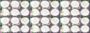 Tarafsız, gri ve bej renkler. Raster illüstrasyonu. Kar tanelerinin soyut arkaplanlı Noel şablonu. Noel ve Yeni Yıl moda baskıları için tatil tasarımı.