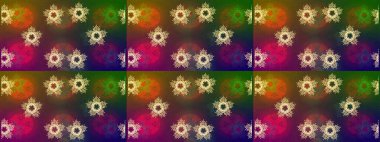 Kar Taneleri Raster illüstrasyonu. Dekorasyon kış kar ikonları. Raster Noel soyut renkli arkaplan ve düşen kar tanesi.