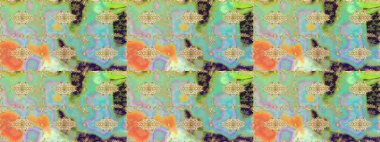 Tarafsız renklerde altın elementler. Barok tarzında eskiz oryantal süsü. Geleneksel klasik Raster altın çizim kalıbı.