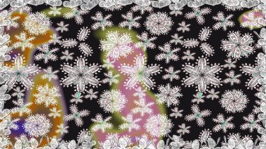 Gri renkli çiçekler. Nazik, sevimli çiçek arkaplanı. Raster çiçek desenli ve çiçekli..