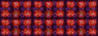 Raster resim. Raster kar taneleri desen. Renkli arka plan üzerinde raster sevimli kar taneleri.