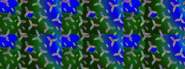 Noel doodle desen kar taneleri, raster arka plan ile. Raster illüstrasyon.