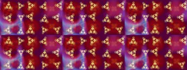 Kar Tanesi raster simgesi arka plan kırmızı, mor ve sarı renk. Meteoroloji buz koleksiyonu. Raster. Xmas Frost kar taneleri izole edilmiş siluet sembolü. Kış Noel 'i Kar bembeyaz kristal element