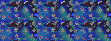 El çizimi Noel Raster illüstrasyonu. Kar Taneleri Karalamaları. Yeni Yıl Dekoratif Kar Taneleri Arkaplanı.