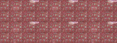 Çiçek desenli çizim. Raster illüstrasyonu. Asya tekstil tarzında. Pembe, kırmızı ve nötr renklerde çiçekler. Renkli Bahar Teması eskiz kalıbı. Düz Çiçek Elementleri Tasarımı.