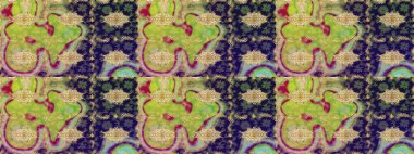 Doğu tarzında klasik tasarım öğesi. Duvar kâğıdı için altın süslü bir illüstrasyon. Süslü dantel iz sürücü. Tarafsız renkler üzerine geleneksel Arapça dekor. Çiçek süslemeli Raster eskiz deseni.