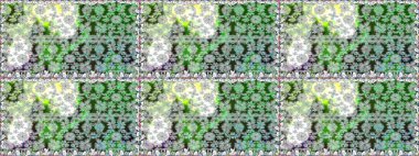 Nazik, sevimli çiçek arkaplanı. Çiçekli karalama şeklinde Raster çiçek deseni. Gri renkli çiçekler.