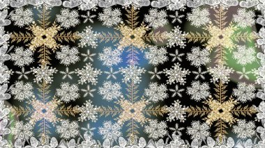 Çiçek deseni. Düz Çiçek Elementleri Tasarımı. Renkli Bahar Temalı Kusursuz Arkaplan. Raster illüstrasyonu. Kusursuz Chichi kumaş deseni..