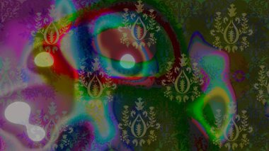 Suluboya çizim kalıbı. Suluboya tarzında gri renkli çiçekler. Çiçek izi.