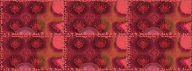 Hediye ambalaj kağıdı, tebrik kartları, posterler ve pankart tasarımı. Kırmızı renkte çiçekler. Raster düz çiçekleri pürüzsüz desen.