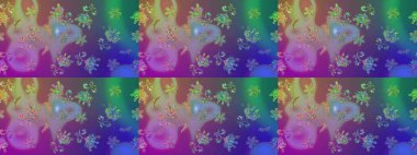 Raster illüstrasyonu. Kış soyut geçmişi. Kar taneli Noel arkaplanı. Raster Noel soyut renkli arkaplan ve tatlı kar tanesi.