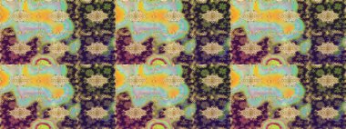 Klasik Raster Golden eskiz kalıbı. Çiçek süsü kumaş deseni, cam, çiçek desenli altın elementli, nötr renklerde metal..