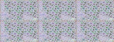 Şirin kelebeklerin kusursuz desenleri. Gri renkli resimler. Moda Kumaşı Tasarımı. Raster. El çizimi illüstrasyon.