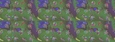 Kızılderili desenli desenli desenli şal deseni. Etnik Mandala süsü. Raster Henna dövme stili. Tekstil, tebrik kartı, boyama kitabı, telefon kılıfı baskısı için kullanılabilir.