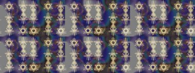 Renkli arka planda izole edilmiş kar tanelerinin düz tasarımı. Kar taneleri deseni. Kar taneleri arka planda. Kar tanesi süsleme deseni. Raster illüstrasyonu.