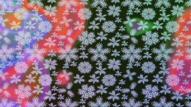 Raster illüstrasyonu. Şirin çiçekli eskiz deseni ve gri renkli yapraklar, suluboya çiçek deseni, duvar kağıdı, kart veya kumaş için fayanslı.