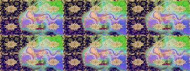 Klasik Raster Golden eskiz kalıbı. Tarafsız renklerde altın elementlerle çizim. Klasik klasik klasik arka plan. Geleneksel oryantasyon süsü.