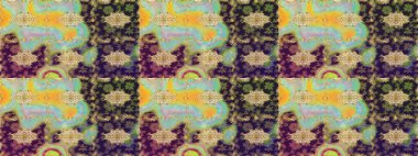 Klasik Raster Golden eskiz kalıbı. Çiçek süsü kumaş deseni, cam, çiçek desenli altın elementli, nötr renklerde metal..