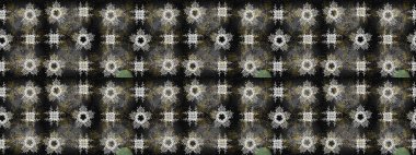 Gri, siyah ve kahverengi renkli kar tanesi süsü. Kar tanesi süsü Raster illüstrasyonu. Güzel süs eşyası. Kar taneleri izole edildi.