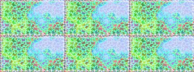 Raster renkli sonsuz doku. Kelebeklerle kusursuz desen. Elle çizilmiş illüstrasyon. Bahar ve yaz tasarımı için renkli arkaplan.