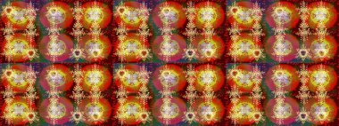 Düz dizayn. Renkli arka planda kar taneleri. Renkli kar tanesi Raster çizimi. Raster illüstrasyonu. Simgeler, etiketler. Kar Tanesi simgesi, izole.