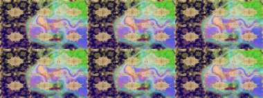 Klasik Raster Golden eskiz kalıbı. Tarafsız renklerde altın elementlerle çizim. Klasik klasik klasik arka plan. Geleneksel oryantasyon süsü.