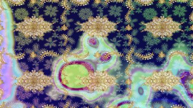 Altın kar tanesi basit bir çizim kalıbı. Soyut duvar kâğıdı, ambalaj dekorasyonu. Kış sembolü, Mutlu Noeller, Mutlu yıllar 2019. Tarafsız renklerde Raster altın deseni.