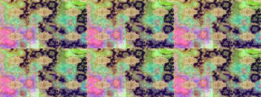 Raster illüstrasyonu. Oriental raster klasik nötr ve altın desenli. Soyut arkaplan çizimi.