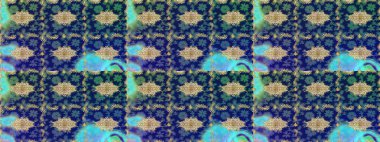 Raster Golden eskiz kalıbı. Düz elle çizilmiş klasik koleksiyon. Arkaplan, kumaş, altın duvar kağıdı. Altın elementlerle mavi renklerde altın desen.