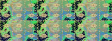 Kış kar dokusu duvar kağıdı. Yeşil renkli altın kar taneleri. Noel Altın Kar Tanesi eskiz modeli. Sembol tatili, yeni yıl kutlaması, altın desenler..