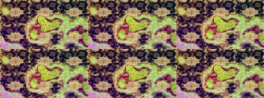 Damask altın soyut çiçek deseni gri renkte. Süslü dekorasyon. Raster illüstrasyonu.