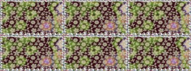 Organik elementler. Raster deseni. Suluboya etkisi. Botanik kusursuz desen.