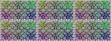 Gri renklerde bahar çiçekleri. Yaprak ve çiçeklerin suluboya resimleri, gri renklerde pürüzsüz desenler. Raster illüstrasyonu.