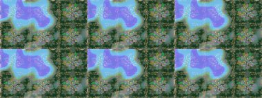 Güzel karalamalar çiçekler ile sorunsuz çiçek desenli. Raster resim. Güzel kumaş deseni. Sevimli çiçek desenli küçük çiçek.