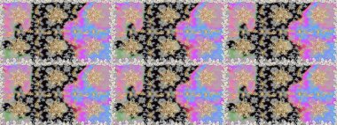 Kusursuz raster arka plan. Duvar kâğıdı barok, İspanyol kumaşı. Kusursuz çiçek deseni. Gri renklerde grafiksel, modern, pürüzsüz desen.