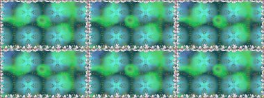 Güzel, pürüzsüz bir desen. Yazdır. Düz Çiçek Elementleri Tasarımı. Raster çiçekli arka plan. Güzel kumaş deseni. Renkli Yaz Temalı Kusursuz Arkaplan.