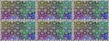 Çiçeksiz desenli arka plan. Gömlek baskısı için çiçek boyası. Gri renkli çiçekler.