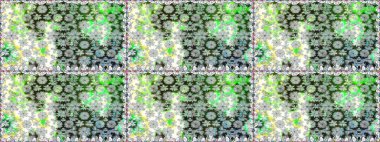 El çizimi çiçekli, pürüzsüz bir desen. Tekstil, kumaş, ambalaj, hatıra defteri için hoş bir çiçek arkaplanı. Gri arka planda. Çocuksu tasarım.