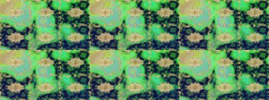 Skeç raster arka planı. Şık bir grafik desen. Yeşil renkte altın elementler. Duvar kâğıdı barok, İspanyol kumaşı. Çiçek deseni.