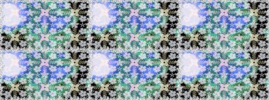 Raster deseni. Çiçekli, suluboya desenli kusursuz çiçek deseni. Süslü kumaş deseni.