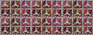 Sorunsuz çiçek deseni kaydırma kağıt, davet, el ilanı, afiş veya Web sitesi Web sitesi arka plan duvar kağıdı için kullanılabilir. Elle çizilmiş Raster resim. Doodle unsurları.