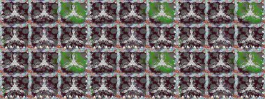 Yatak çarşafları, ceket, paket tasarımı, kumaş ve moda kavramları için tekstil baskısı. Kusursuz etnik tasarım. Çiçekleri, deniz kabukları, mandalaları ve suluboya efektleri olan deniz altyapısı.